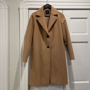 Theory Camel Cashmere Coat